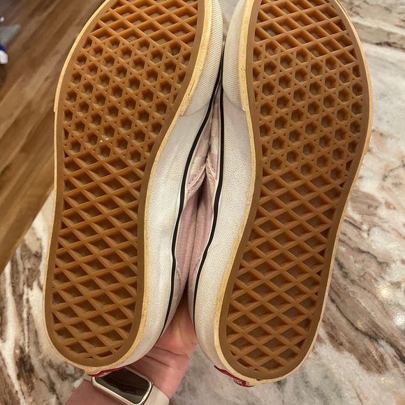 Lilac/white Vans slip on’s - Picture 5 of 5